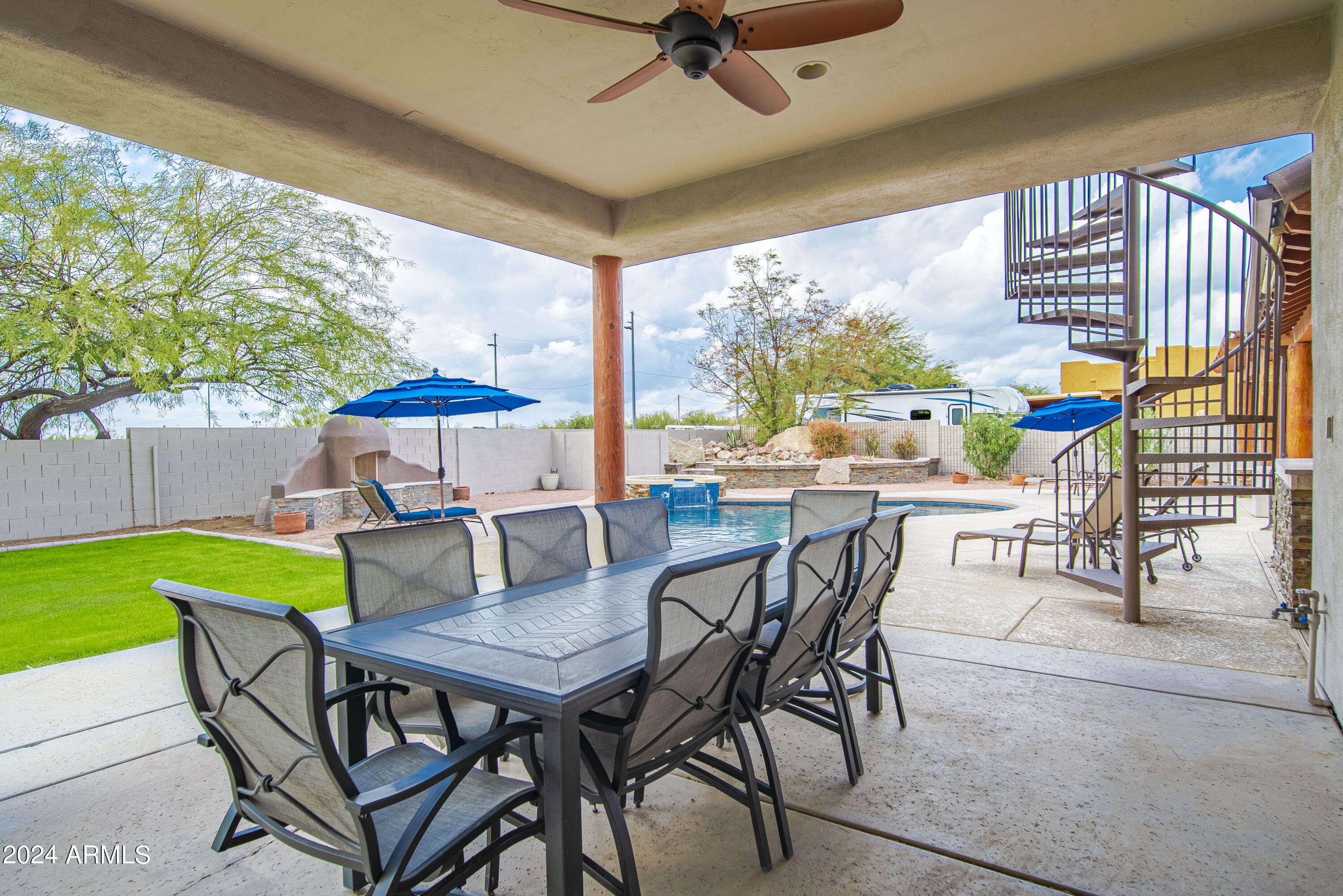12 East Irvine Road Phoenix, AZ 85086 - Photo 69 of 81 Staircase to Obervation Deck