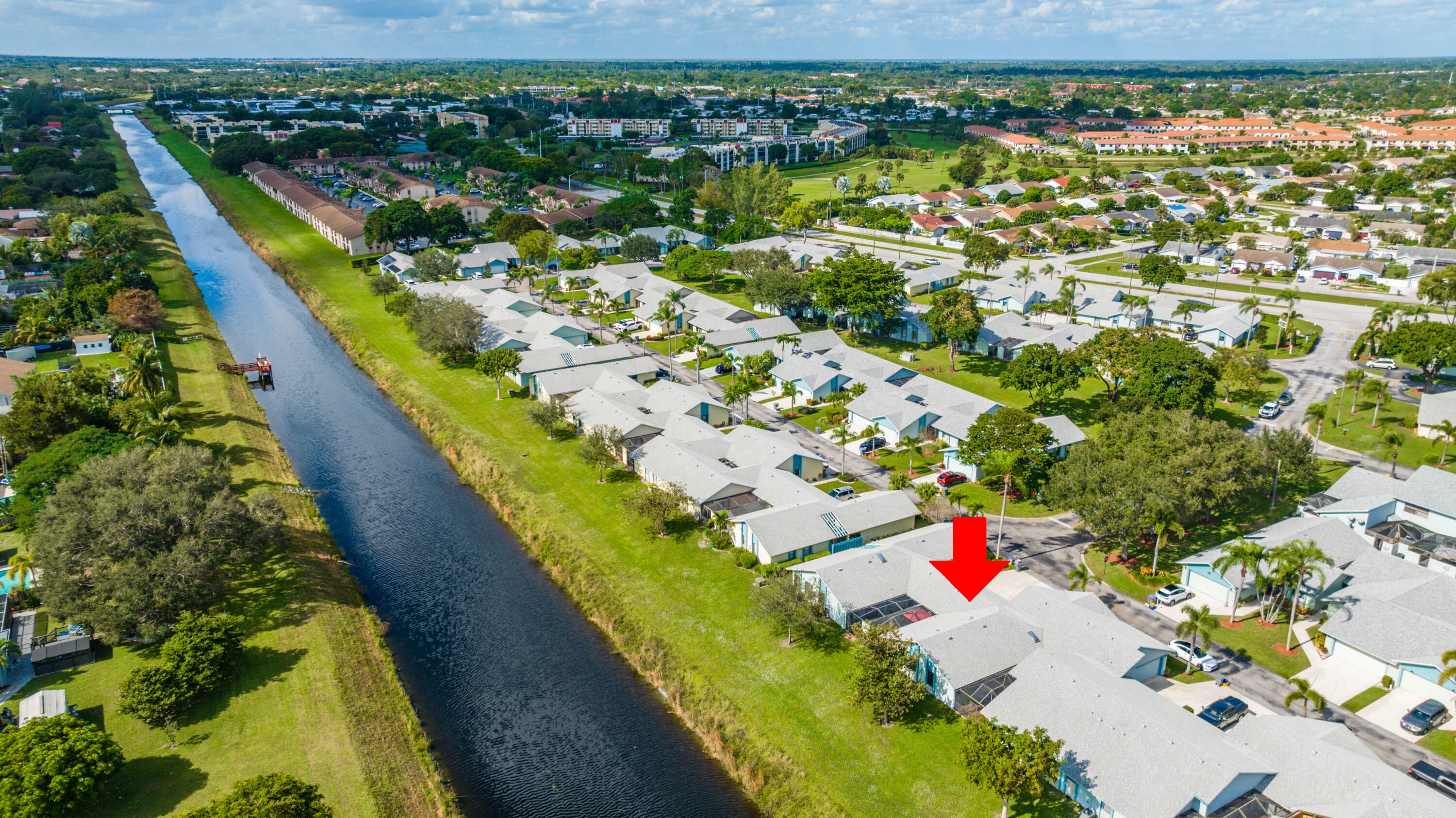 9142 Southwest 22nd Street, Unit E Boca Raton, FL 33428 - Photo 34 of 51 view of swimming pool from a balcony