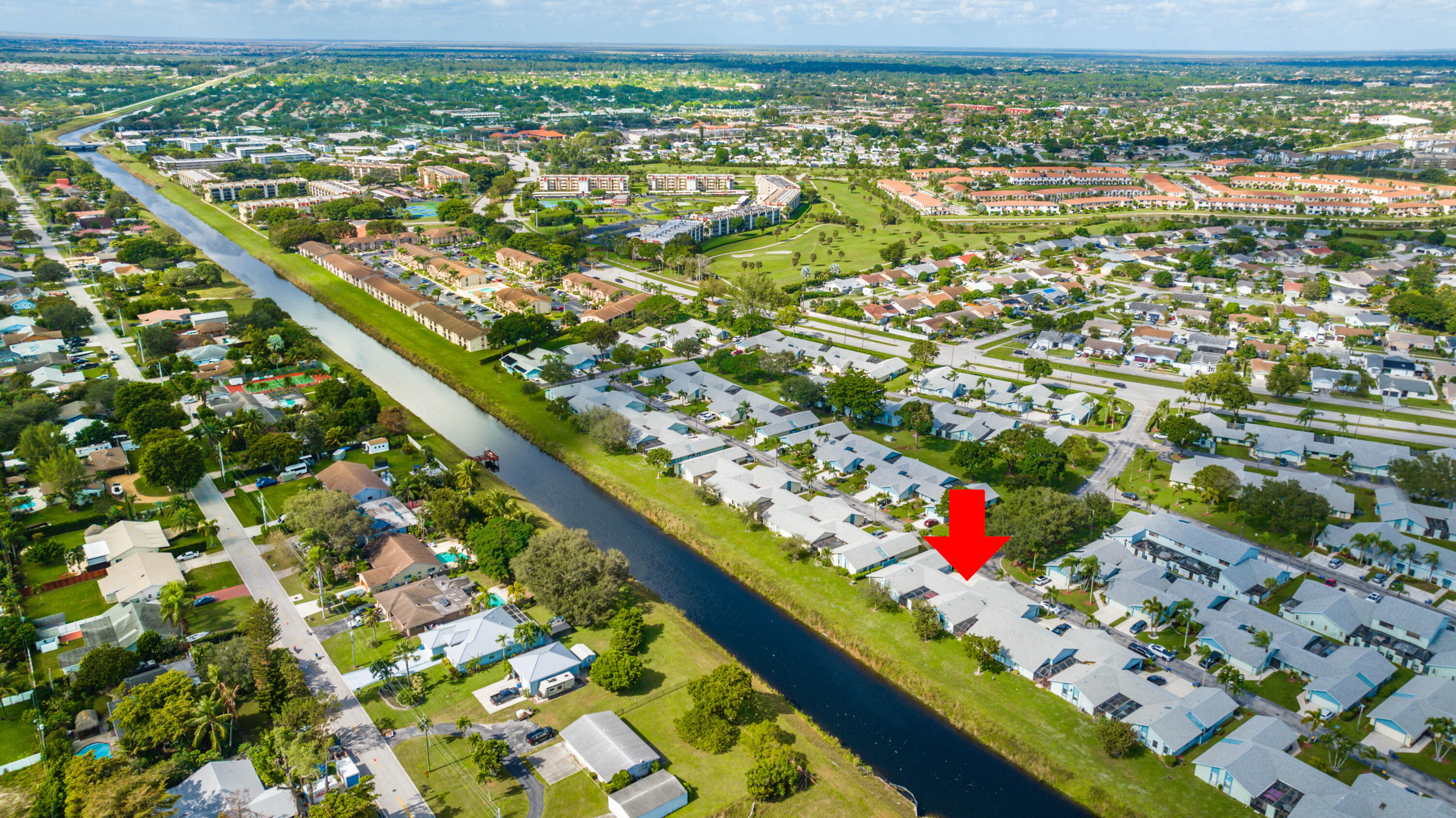 9142 Southwest 22nd Street, Unit E Boca Raton, FL 33428 - Photo 39 of 51 view of city from balcony