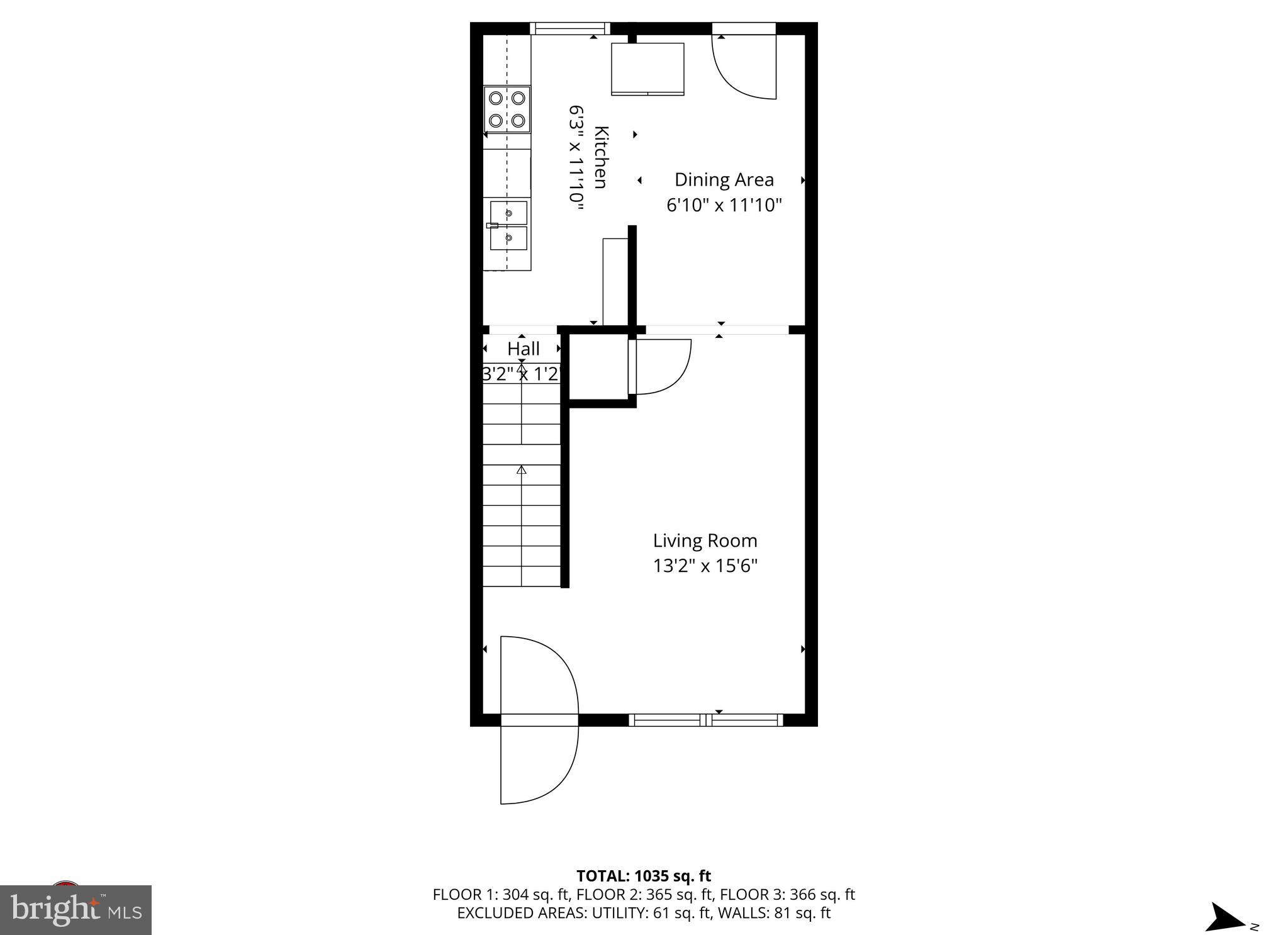 3693 Kenyon Avenue Baltimore, MD 21213 - Photo 31 of 34 a picture of a floor plan