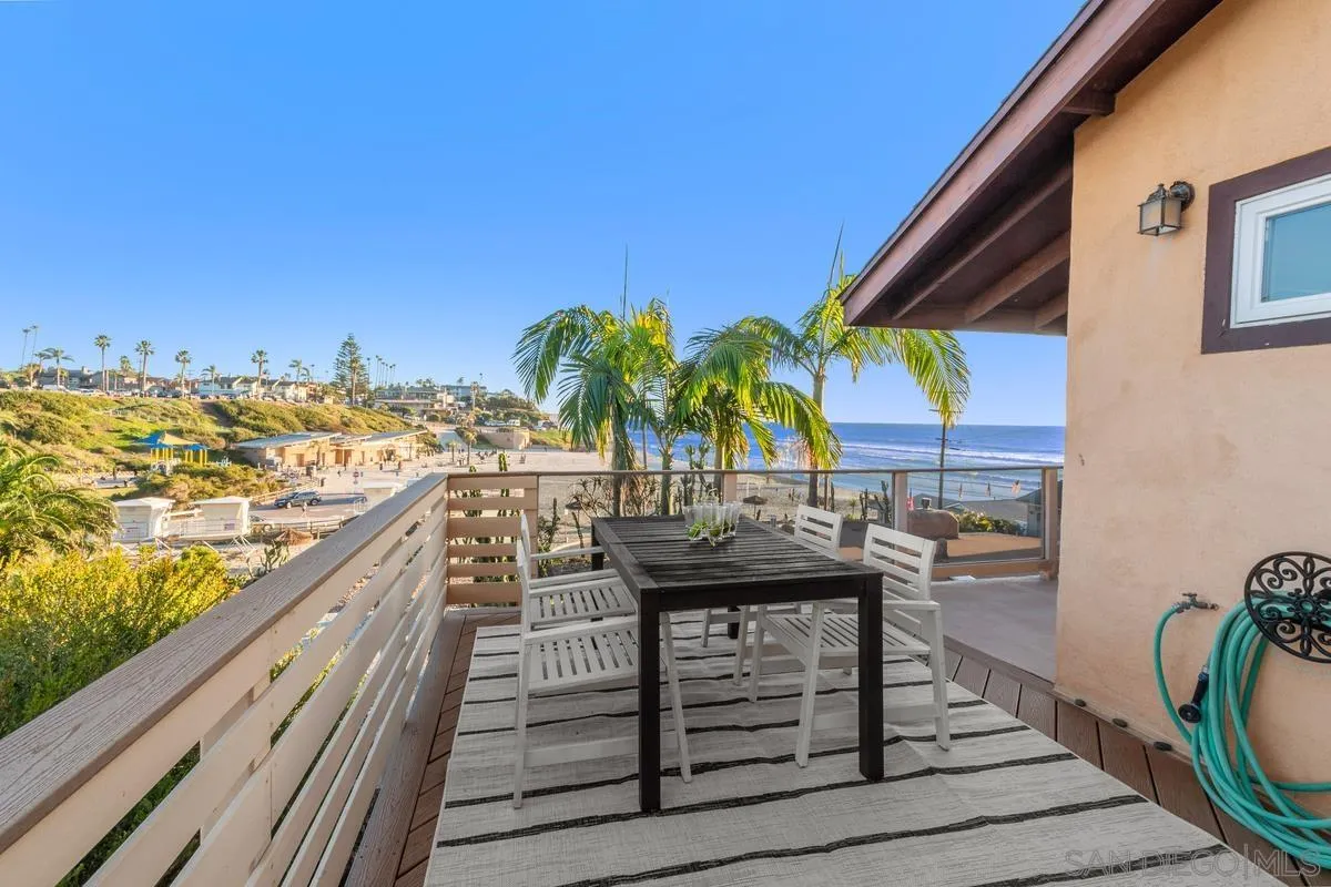 231 5th Street Encinitas, CA 92024 - Photo 14 of 43 a view of balcony with furniture and outdoor space