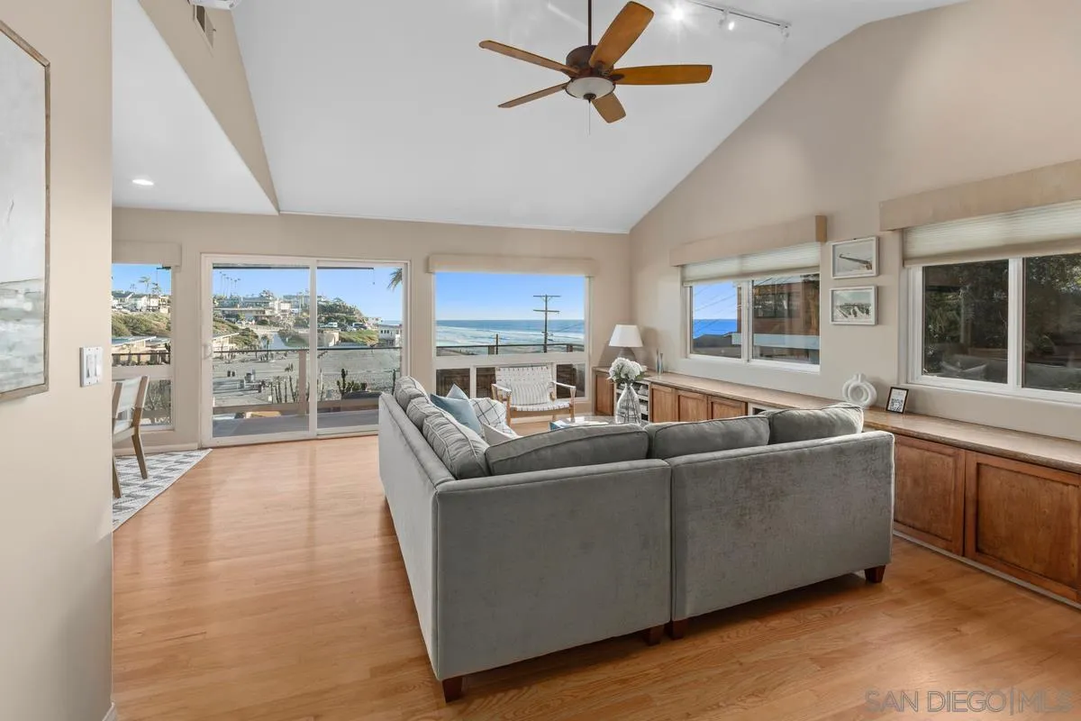 231 5th Street Encinitas, CA 92024 - Photo 15 of 43 a living room with furniture and a large window