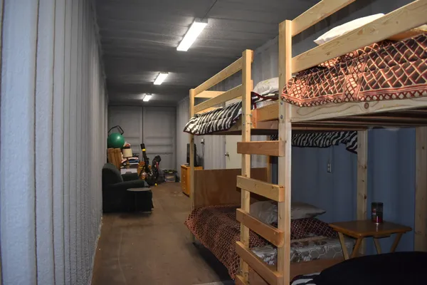 a view of storage and utility room