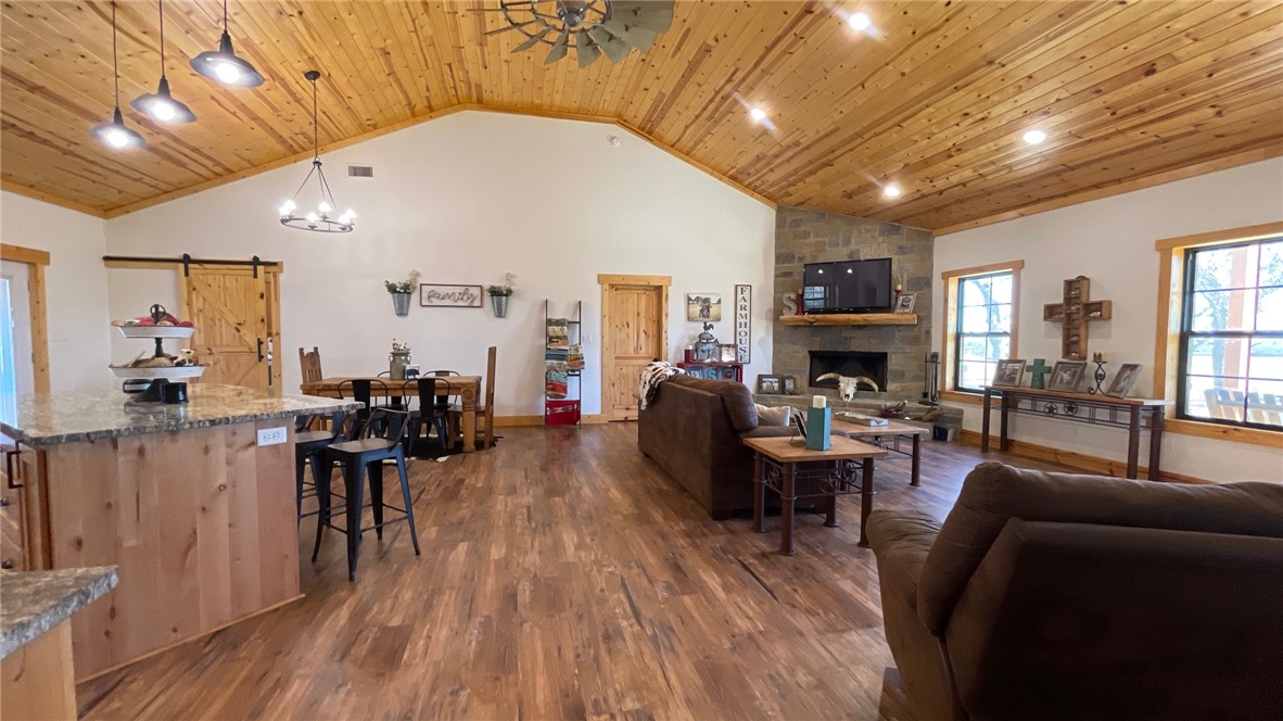 13541 East Us Highway Gause, TX 77857 - Photo 7 of 39 a living room with furniture and wooden floor