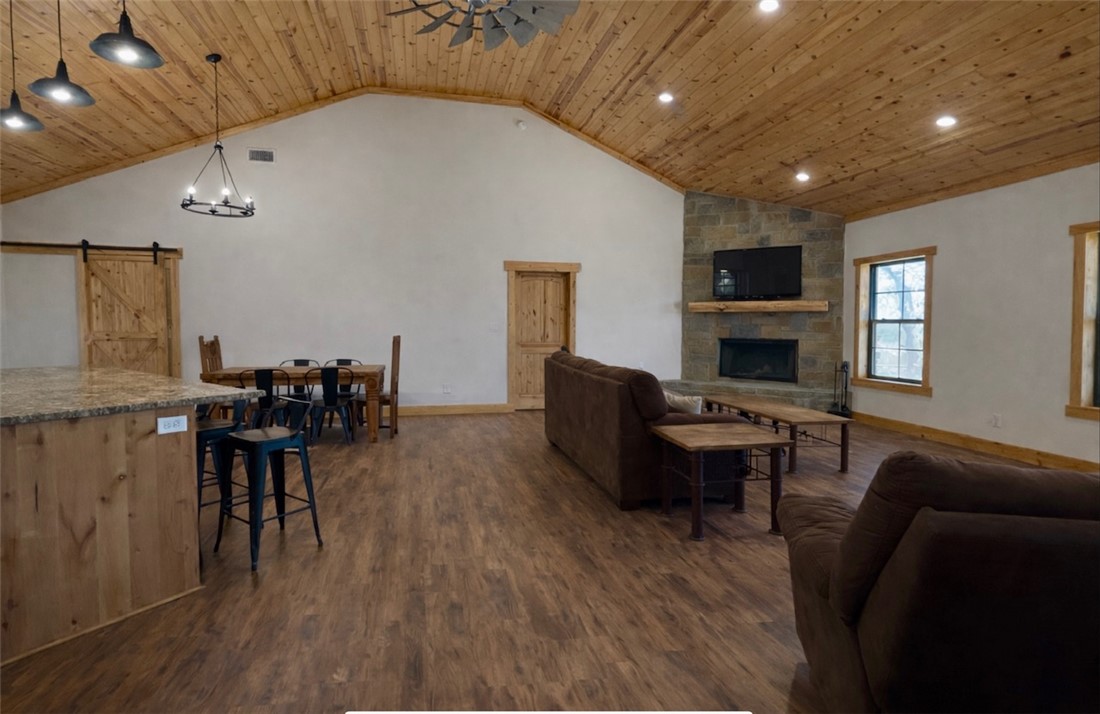 13541 East Us Highway Gause, TX 77857 - Photo 8 of 39 a living room with furniture a dining table and a piano