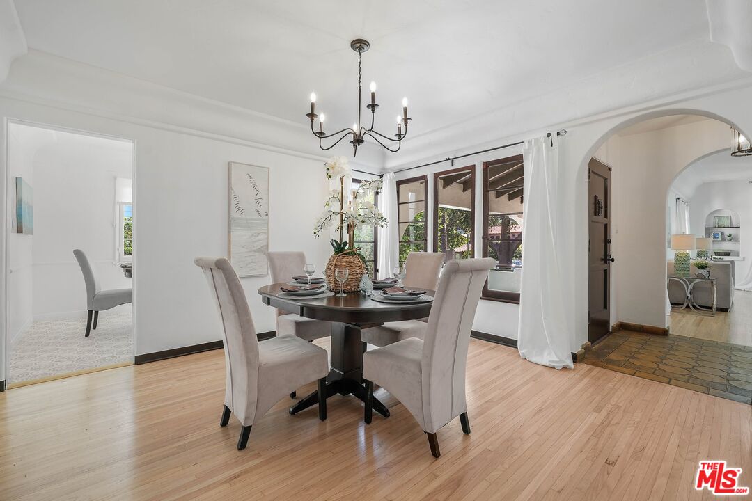 355 21st Place Santa Monica, CA 90402 - Photo 5 of 16 a view of a dining room with furniture window and wooden floor