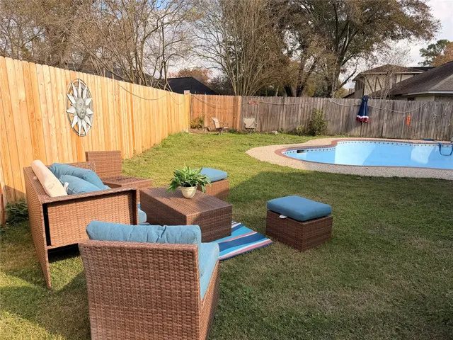 a view of an outdoor space and yard