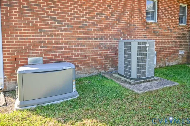 a view of a lake with a yard