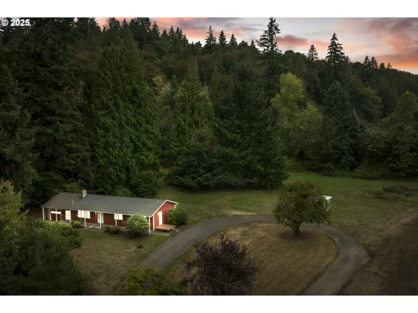 a view of yard with swimming pool