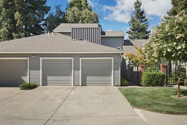 a house view with a outdoor space
