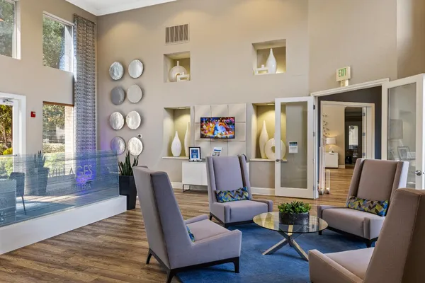 a view of a living room