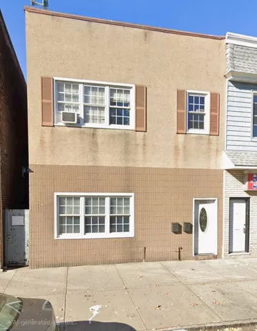 a front view of a building