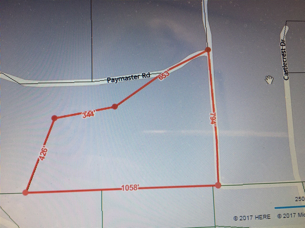Paymaster Rd Valley Center Valley Center, CA 92082 - Photo 3 of 25 Shows the dimensions/footage of the Parcel.
