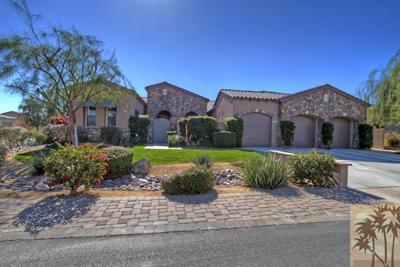 81129 Soaring Hawk Court Indio, CA 92201 - Photo 2 of 25 a front view of house with yard and green space