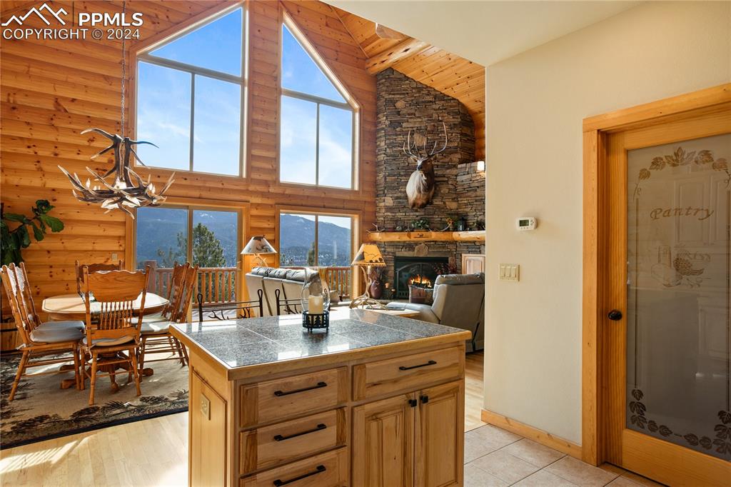 156 Paradiso Road Divide, CO 80814 - Photo 19 of 45 a kitchen with a sink and cabinets