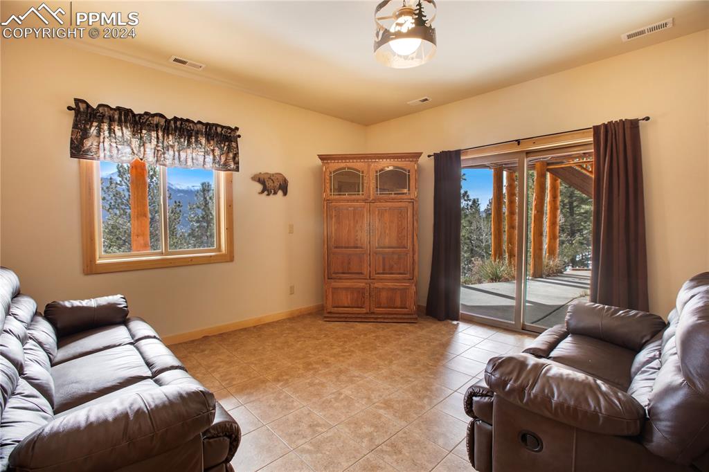 156 Paradiso Road Divide, CO 80814 - Photo 35 of 45 a living room with furniture and a large window