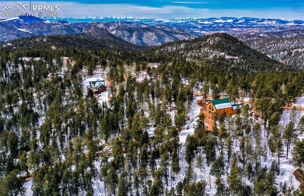 156 Paradiso Road Divide, CO 80814 - Photo 40 of 45 a view of a city with a mountain