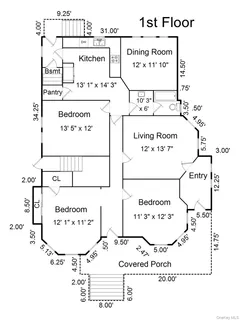 a picture of a floor plan