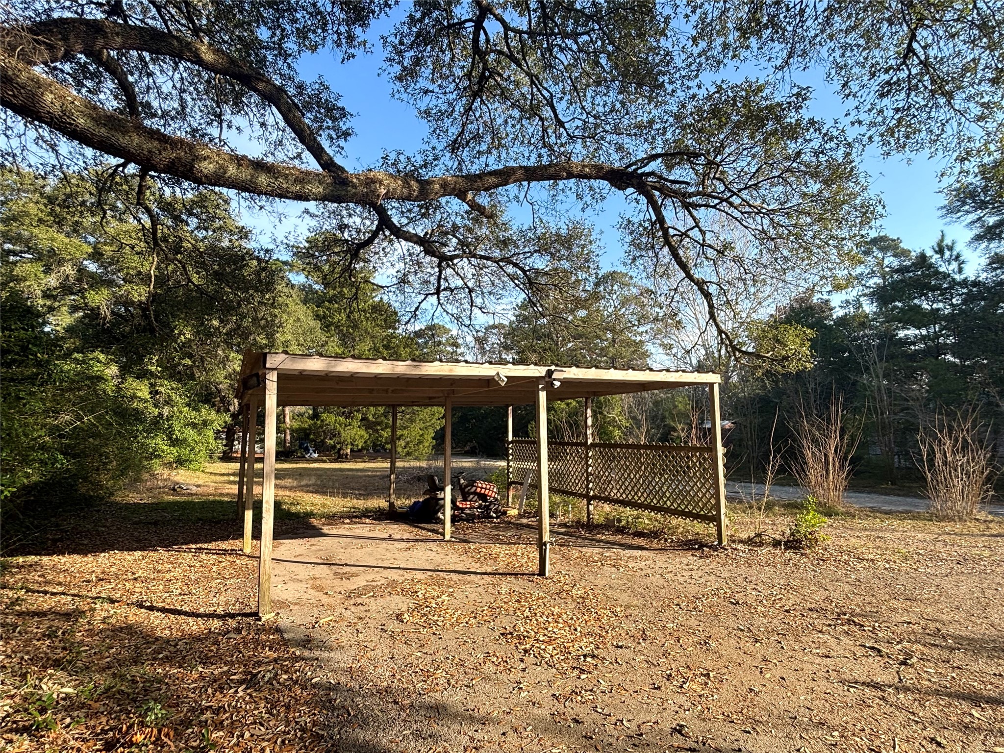 408 West Elder Street Colmesneil, TX 75938 - Photo 4 of 28 a view of a park that has a tree on the side of the road