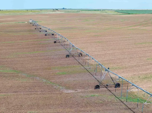 a view of an ocean and beach