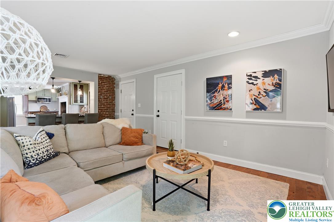 2014 Linden Street Bethlehem, PA 18017 - Photo 85 of 85 An inviting open floorplan connects the comfortable living area to a modern kitchen, ideal for entertaining.