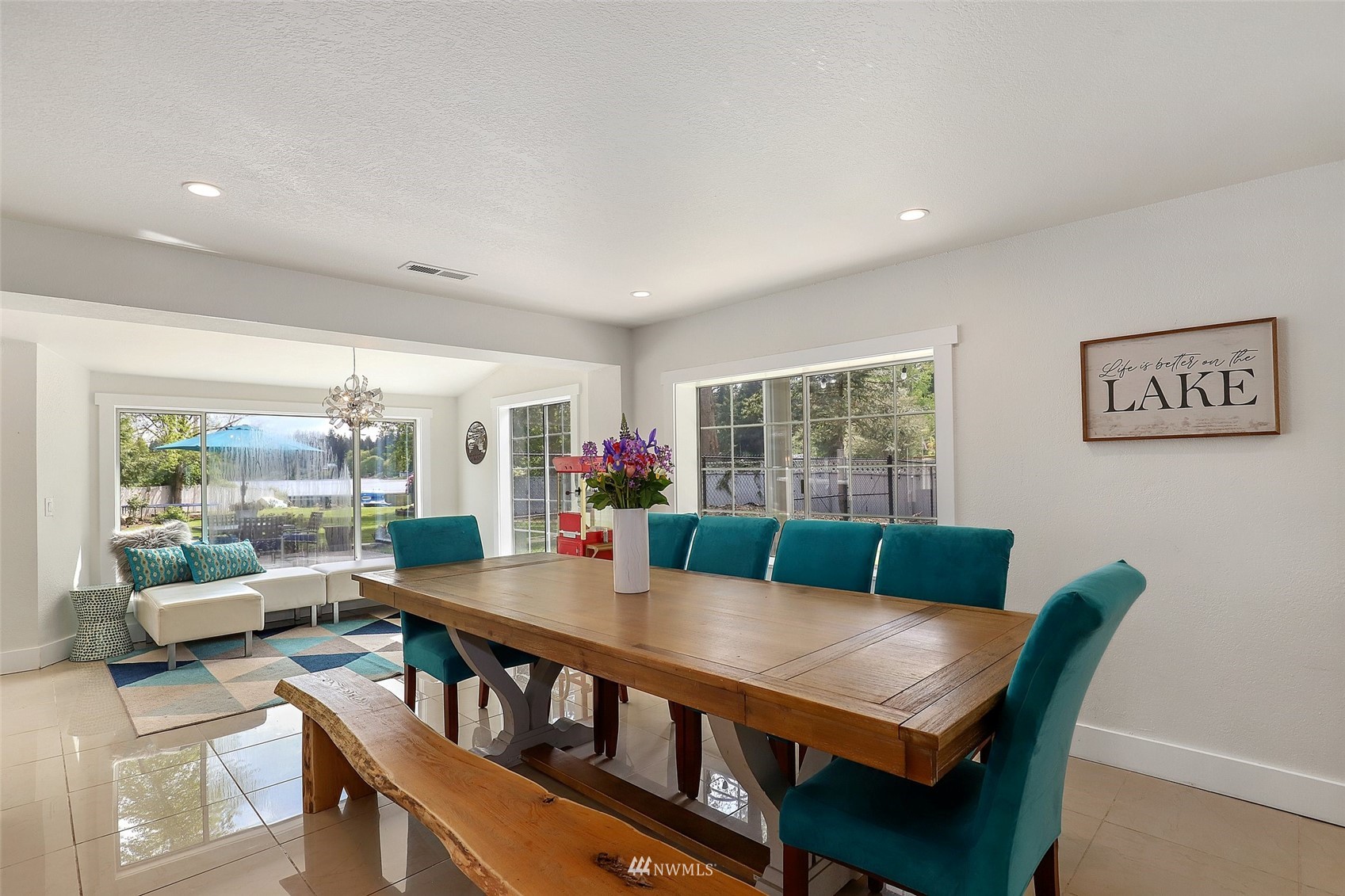 7031 Mullen Road Southeast Olympia, WA 98503 - Photo 13 of 40 a view of a dining room with furniture window and outside view