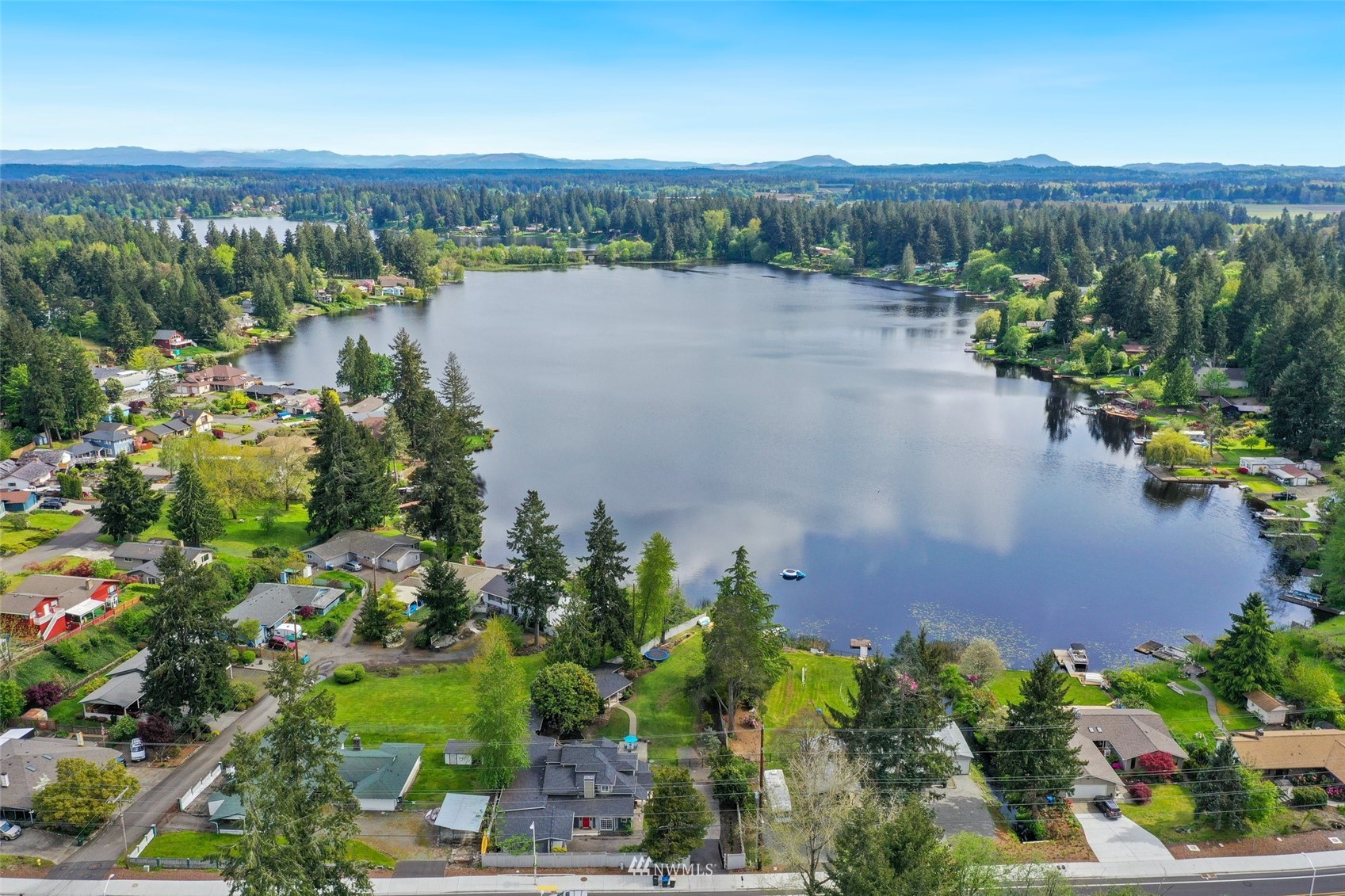 7031 Mullen Road Southeast Olympia, WA 98503 - Photo 40 of 40 an aerial view of a houses with outdoor space