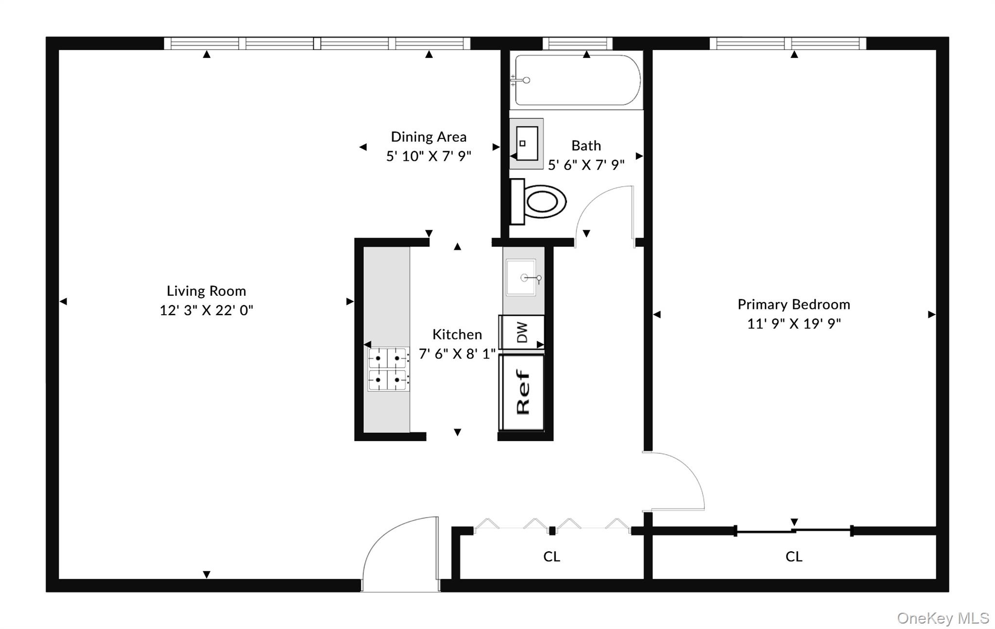 240 Garth Road, Unit 2G2 Scarsdale, NY 10583 - Photo 25 of 25 Floor Plan