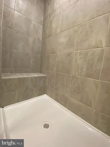 a view of a room with a bathroom