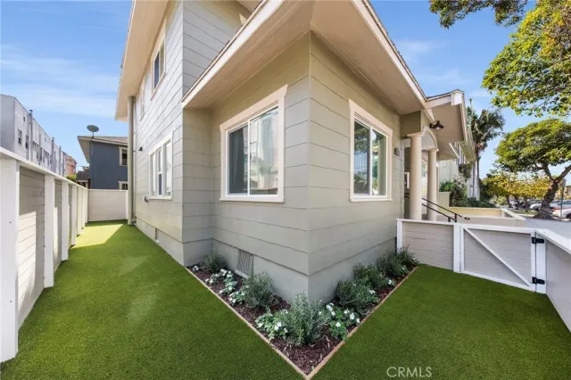 a bathroom with a sink and garden