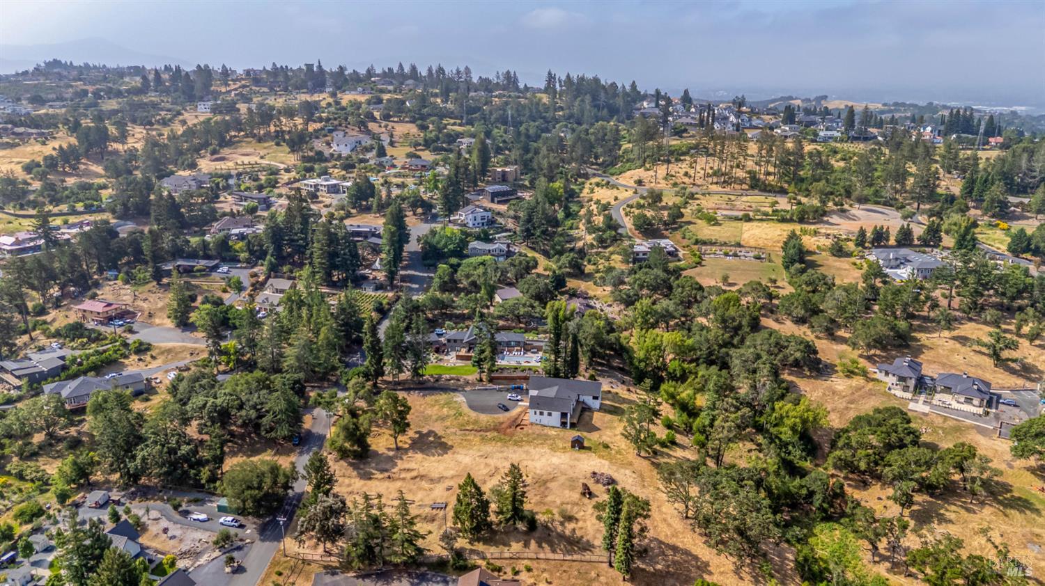 4187 Bayberry Drive Santa Rosa, CA 95404 - Photo 7 of 24 an aerial view of residential house with parking space