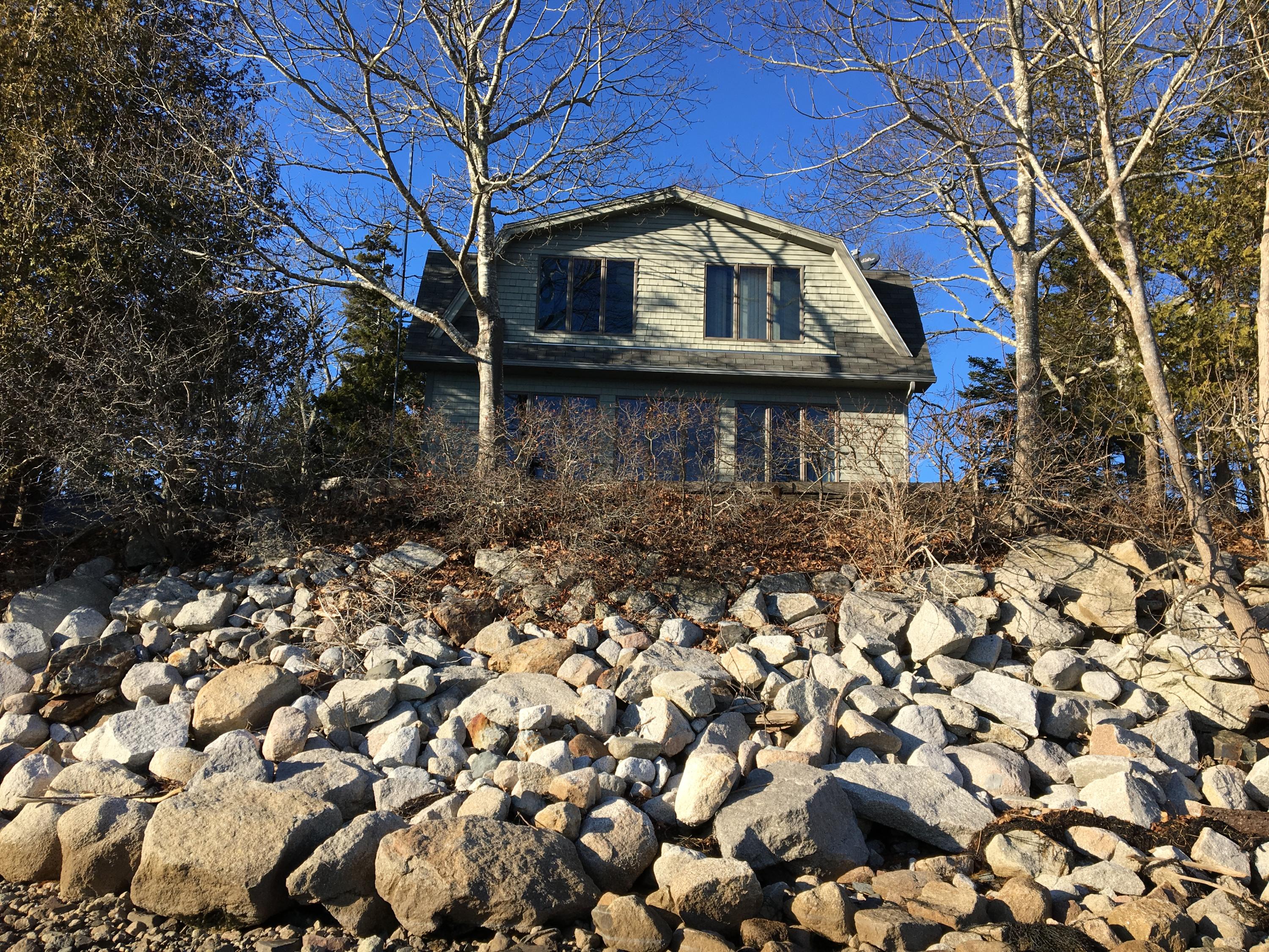 28 Middle Cove Road Sargentville, ME 04673 - Photo 2 of 51 B from the shore, winter
