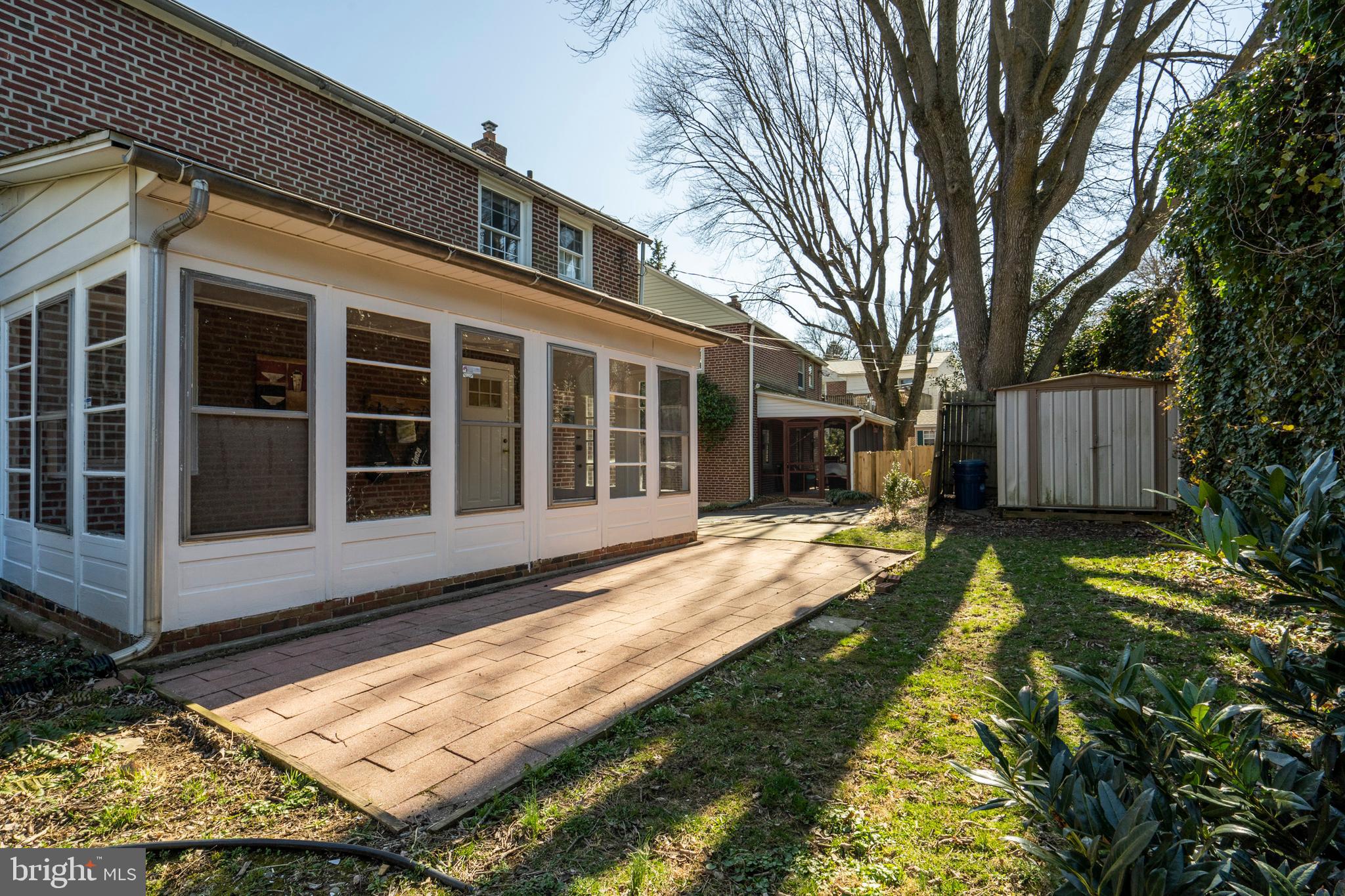 512 St Albans Road Havertown, PA 19083 - Photo 26 of 28 Back view w/ included shed