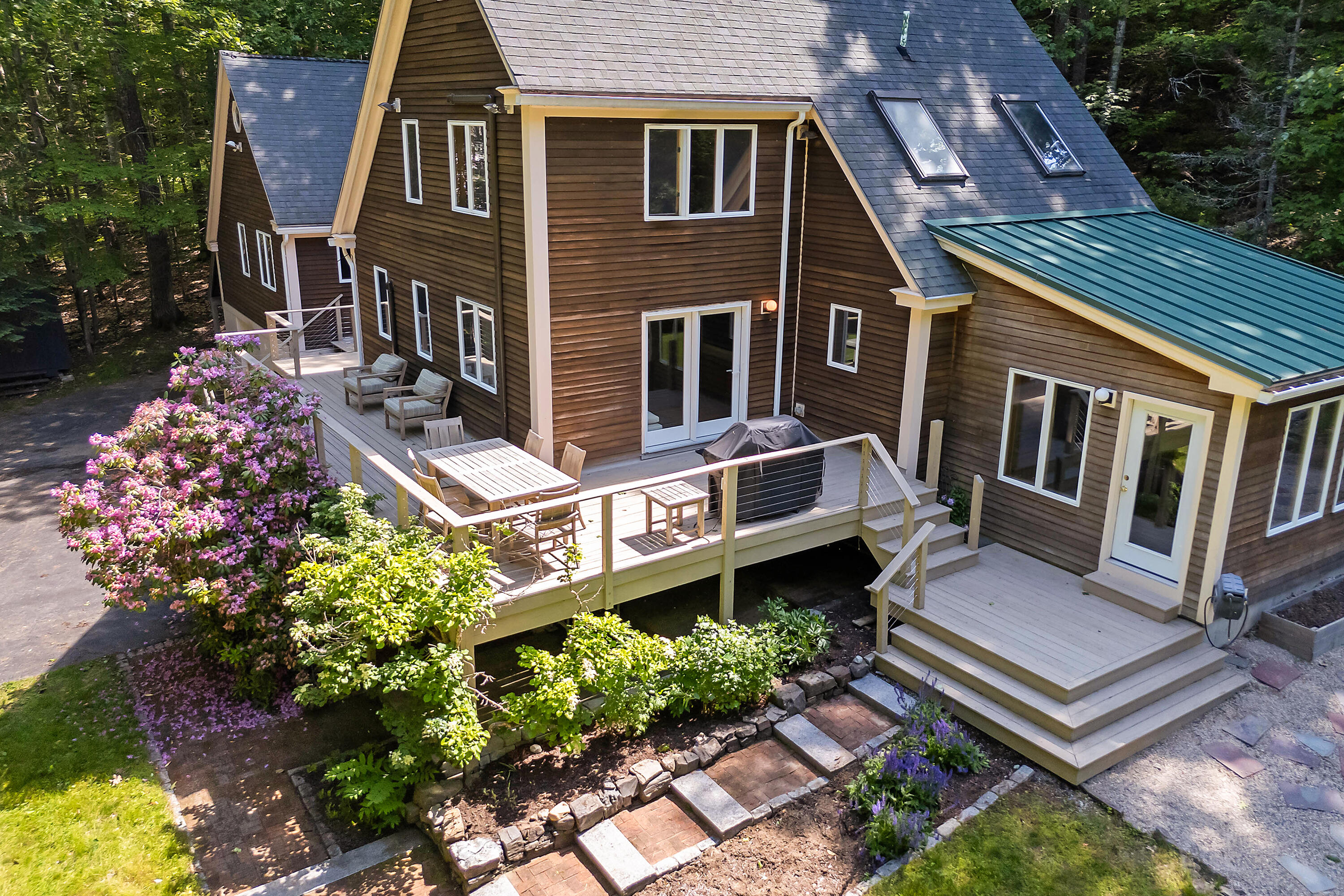 2 Harbor Ridge Road Freeport, ME 04032 - Photo 1 of 39 exterior with deck and gardens