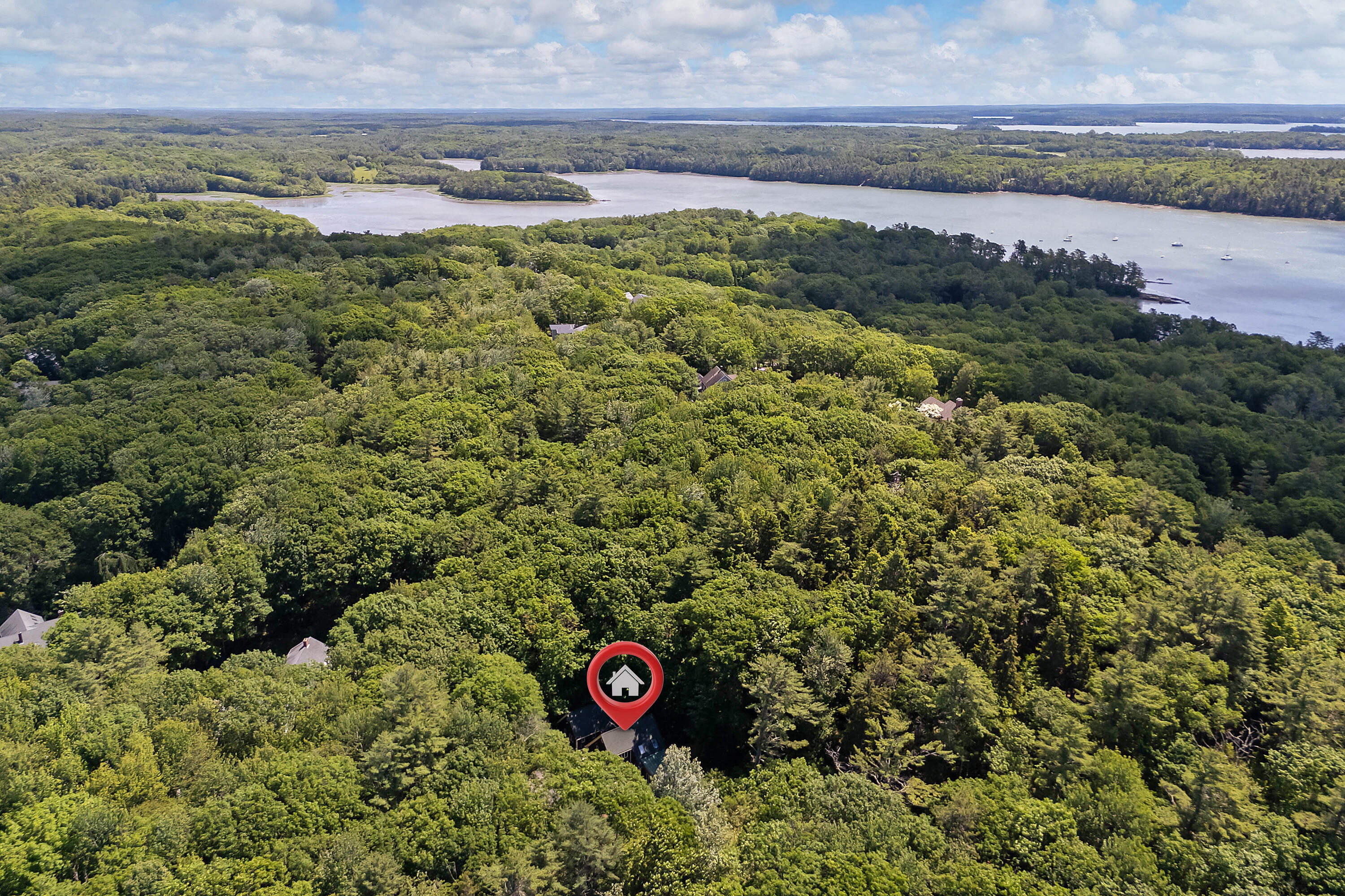 2 Harbor Ridge Road Freeport, ME 04032 - Photo 37 of 39 aerial zoomout