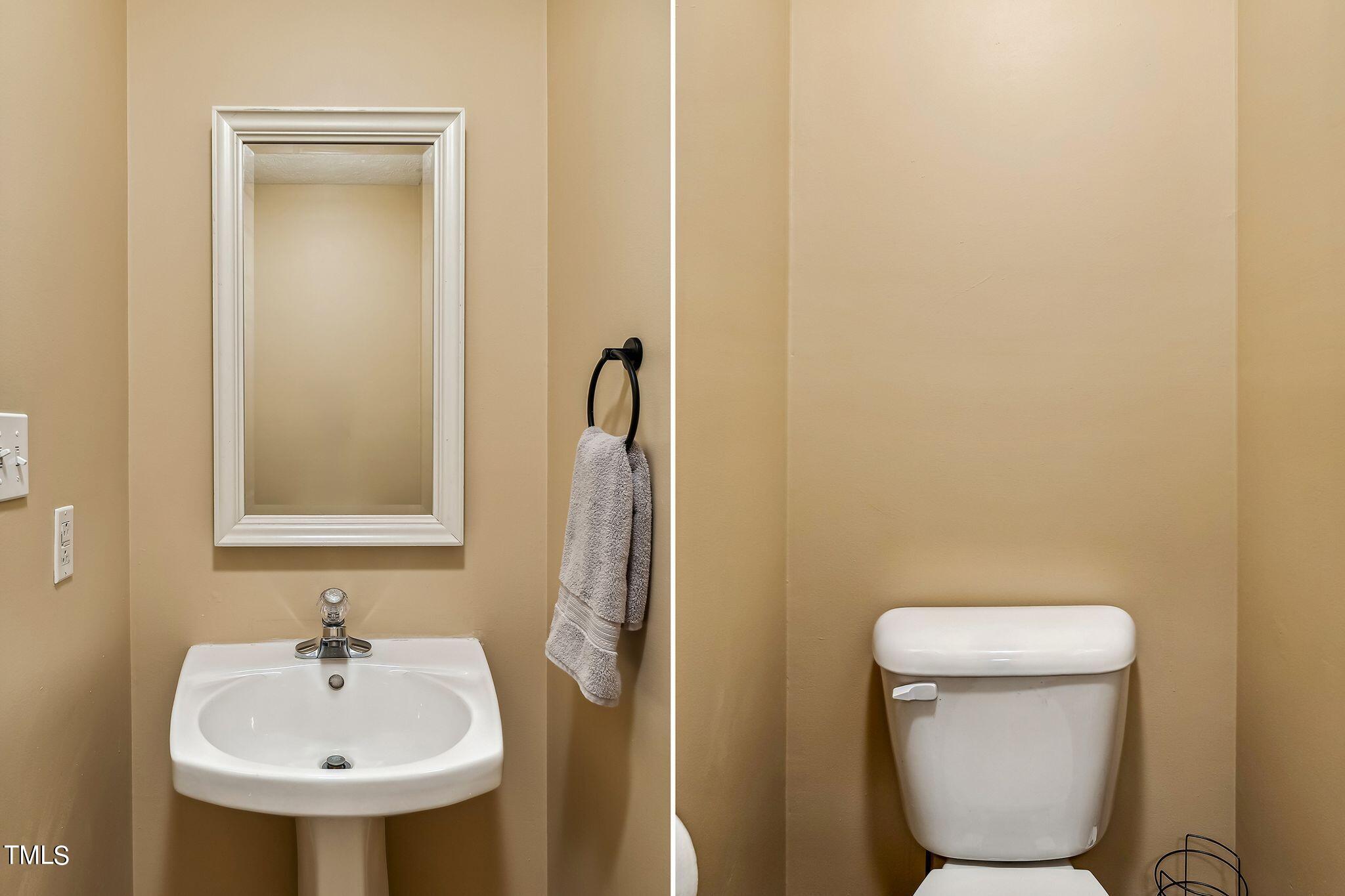 30341 East E Lake Rd Road Wagram, NC 28396 - Photo 27 of 39 a bathroom with a toilet and a sink