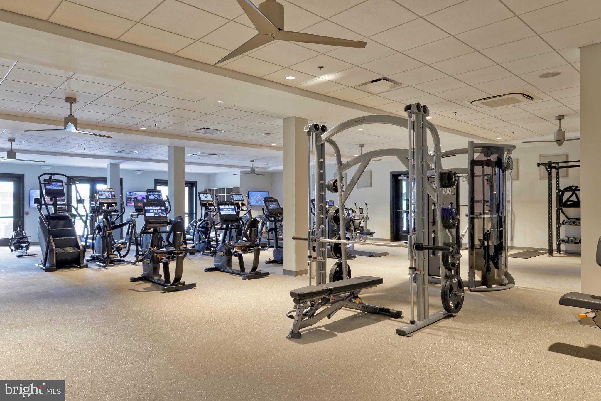3520 Starlight Street, Unit 302 Frederick, MD 21704 - Photo 38 of 42 a view of a room with gym equipment