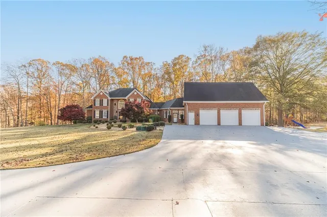 a view of a door and chair and door