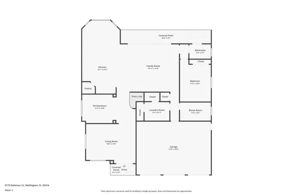 $7,250 | 9173 Delemar Court, Wellington, FL 33414