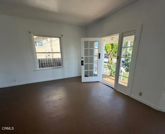 a view of a room with window