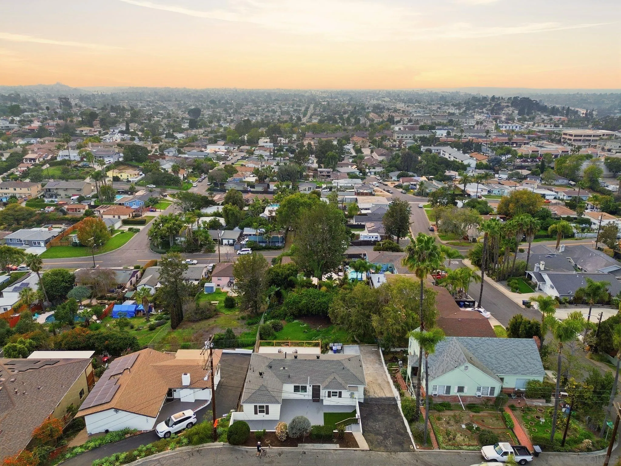 4800 Lee Avenue La Mesa, CA 91942 - Photo 58 of 60 an aerial view of residential houses with city view
