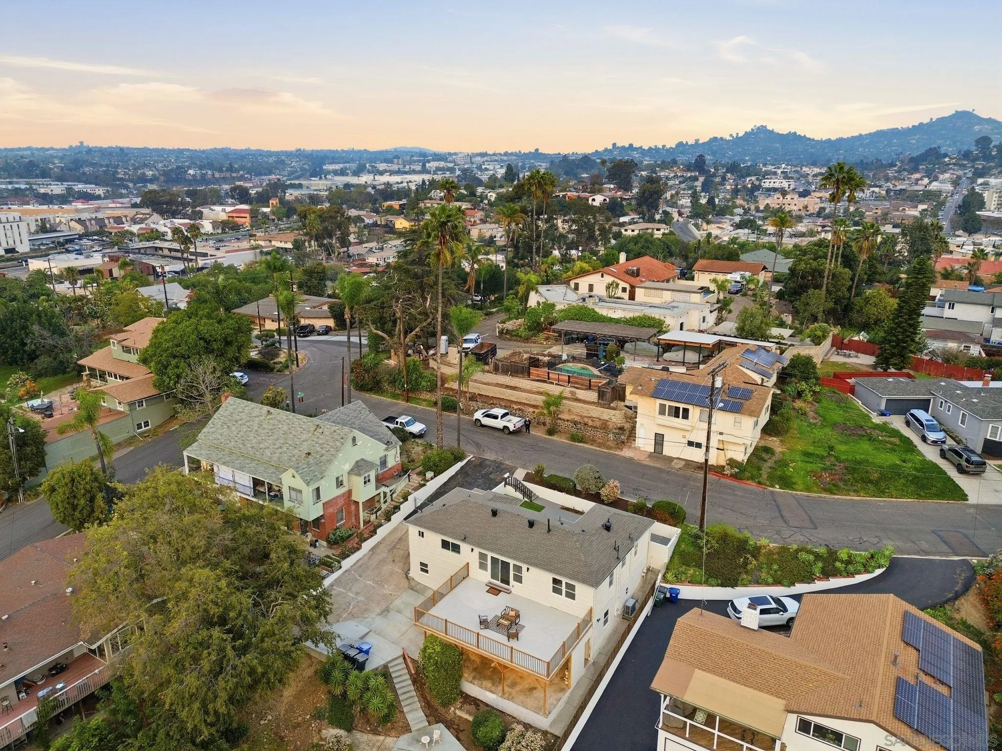 4800 Lee Avenue La Mesa, CA 91942 - Photo 60 of 60 an aerial view of residential houses with city view