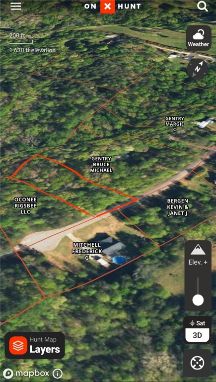 0 Gentry Road Seneca, SC 29678 - Photo 9 of 9 Lines are approximations