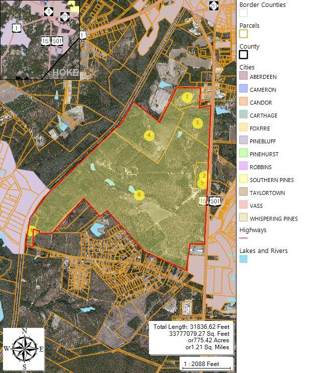 Tbd Pinebluff Lake Road Aberdeen, NC 28315 - Photo 4 of 7 Aerial