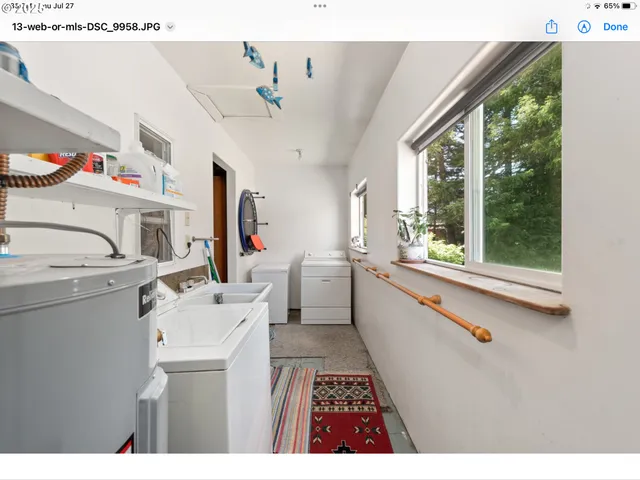 a very nice looking room with a large window