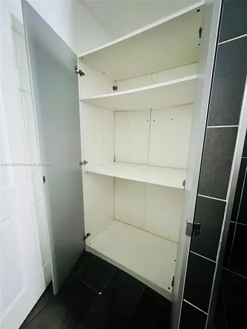 a room with storage