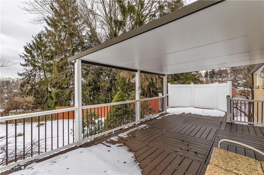 2 Hallmark Drive Pittsburgh, PA 15235 - Photo 14 of 32 Partially Covered with Privacy Wall and Bump-out.