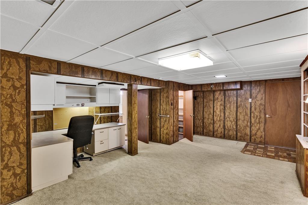 2 Hallmark Drive Pittsburgh, PA 15235 - Photo 25 of 32 20x16 Finished Gameroom with Tons of Storage Closets and Built in Office/Work Space.