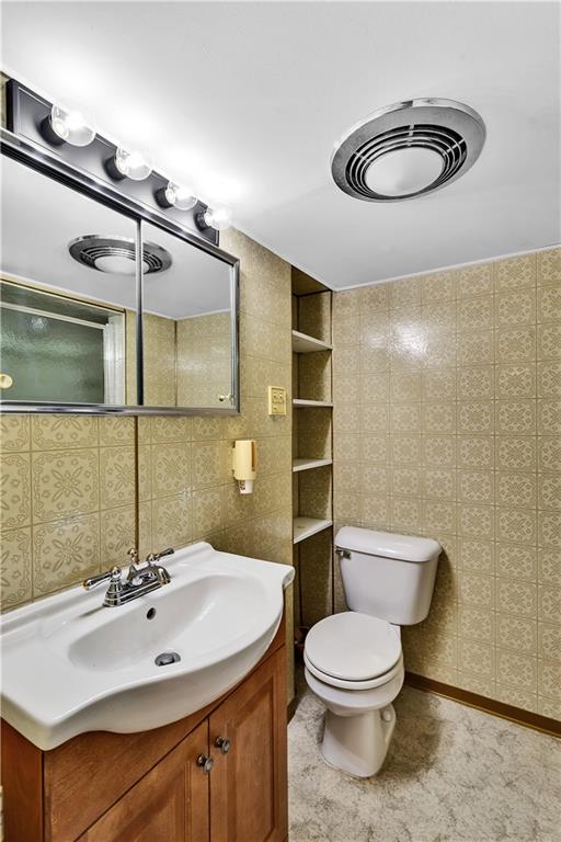 2 Hallmark Drive Pittsburgh, PA 15235 - Photo 30 of 32 Second Full Bathroom in the Finished Basement with Updated Vanity and Shower.