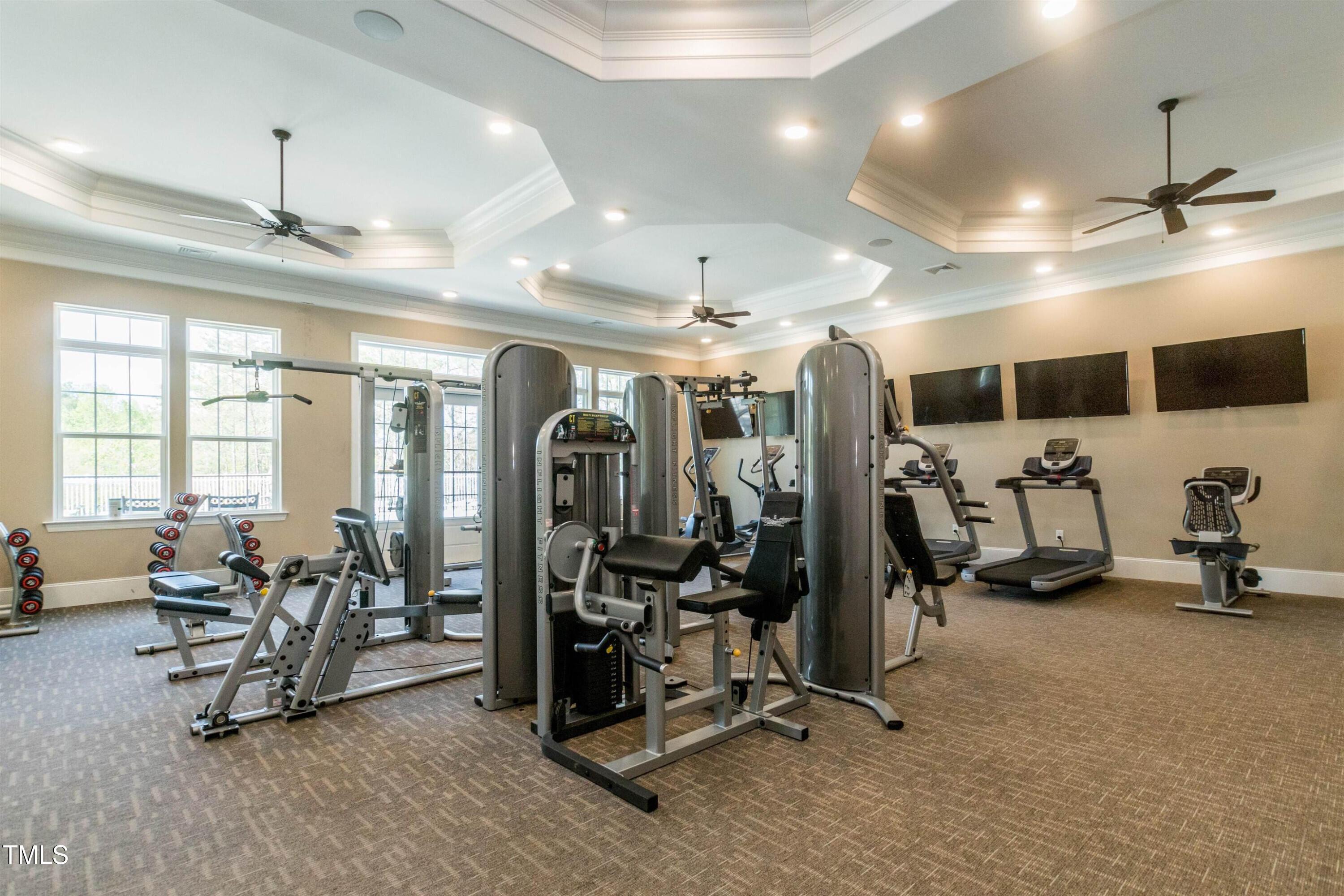 2005 Mavin Place Durham, NC 27703 - Photo 23 of 26 a view of a room with gym equipment